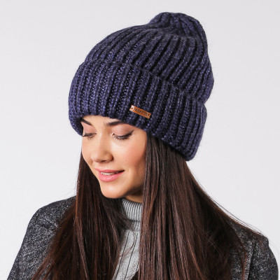 WH0151-81 Шапка жен. 10% мохер, 29% шерсть, 25% акрил, 36% вискоза разм.57 FABRETTI