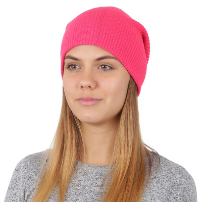 S2015-3-fuchsia Шапка жен. 50%шерсть50%акрил б/р