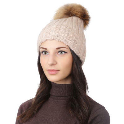 F2018-58-61 Шапка жен. 25%ангора 37%шерсть 13%мохер 25%полиамид б/р FABRETTI