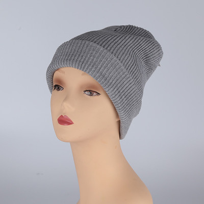 S2015-3-l.grey Шапка жен. 50%шерсть50%акрил б/р