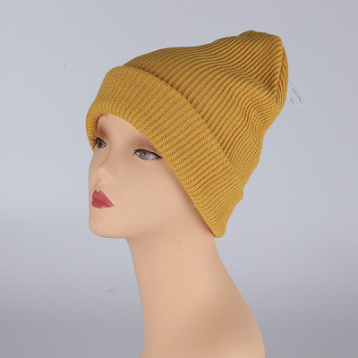 S2015-3-yellow Шапка жен. 50%шерсть50%акрил б/р