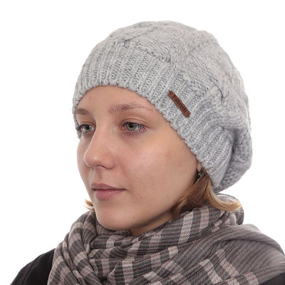 F2015-19-22 Шапка жен. 40%шерсть35%полиакрил25%альпака б/р