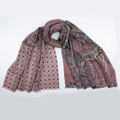 3500-4 Шарф жен. 100%шерсть 70х182