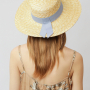 WG5-14 FABRETTI Шляпа жен. натуральная соломка