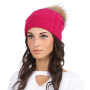 MR2017-10-fuchsia Шапка жен. 60%шерсть 20%нейлон 15%ангора 5%вискоза б/р FABRETTI