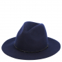 HW171-dark blue Шляпа жен. 100%шерсть б/р FABRETTI