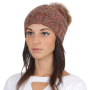 MR2017-2-beige Шапка жен. 40%шерсть 20%мохер 40%полиамид б/р FABRETTI