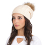 MR2017-10-beige Шапка жен. 60%шерсть 20%нейлон 15%ангора 5%вискоза б/р FABRETTI