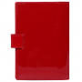 54019-red L FABRETTI Обложка для документов жен. нат. кожа
