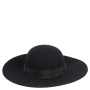 HW172-black Шляпа жен. 100%шерсть б/р FABRETTI