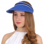 G47-5 blue FABRETTI Шляпа-козырек жен. целлюлоза
