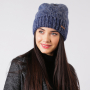 WH0019-81 Шапка жен. 30% мохер, 50% акрил, 20% полиамид разм.57 FABRETTI
