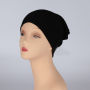 S2015-2-black Шапка жен. 50%шерсть50%акрил б/р
