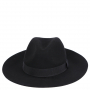HW175-black Шляпа жен. 100%шерсть б/р FABRETTI