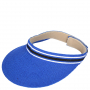 G47-5 blue FABRETTI Шляпа-козырек жен. целлюлоза