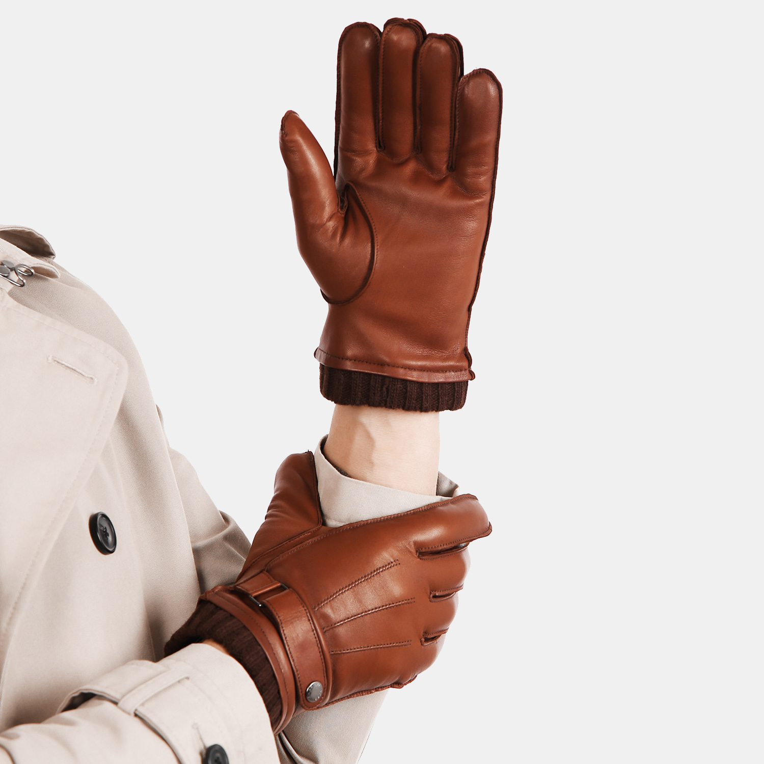 Классические кожаные перчатки ELIS