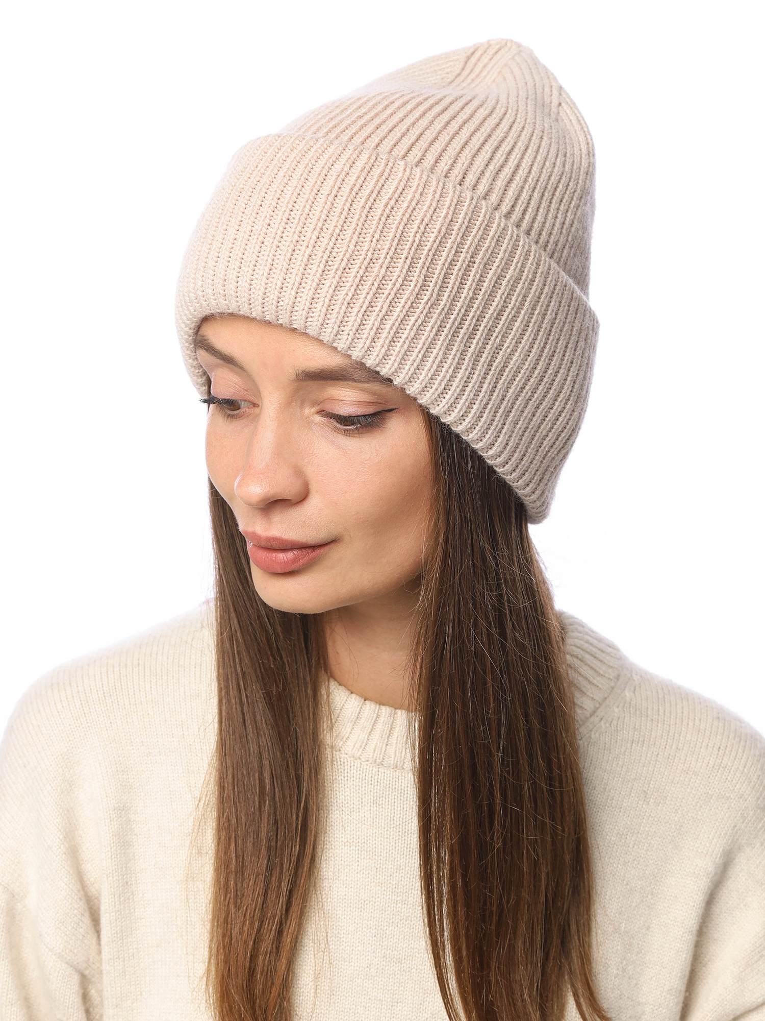 DW144-5 Fabretti Шапка женская 15% кашемир, 40% вискоза, 45% нейлон