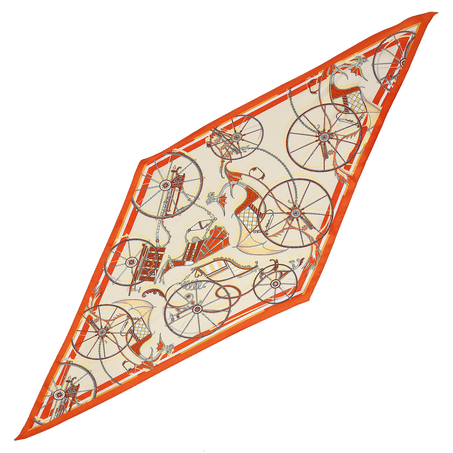 VFV31-6 Платок жен. 100% полиэстер 45x120 FABRETTI