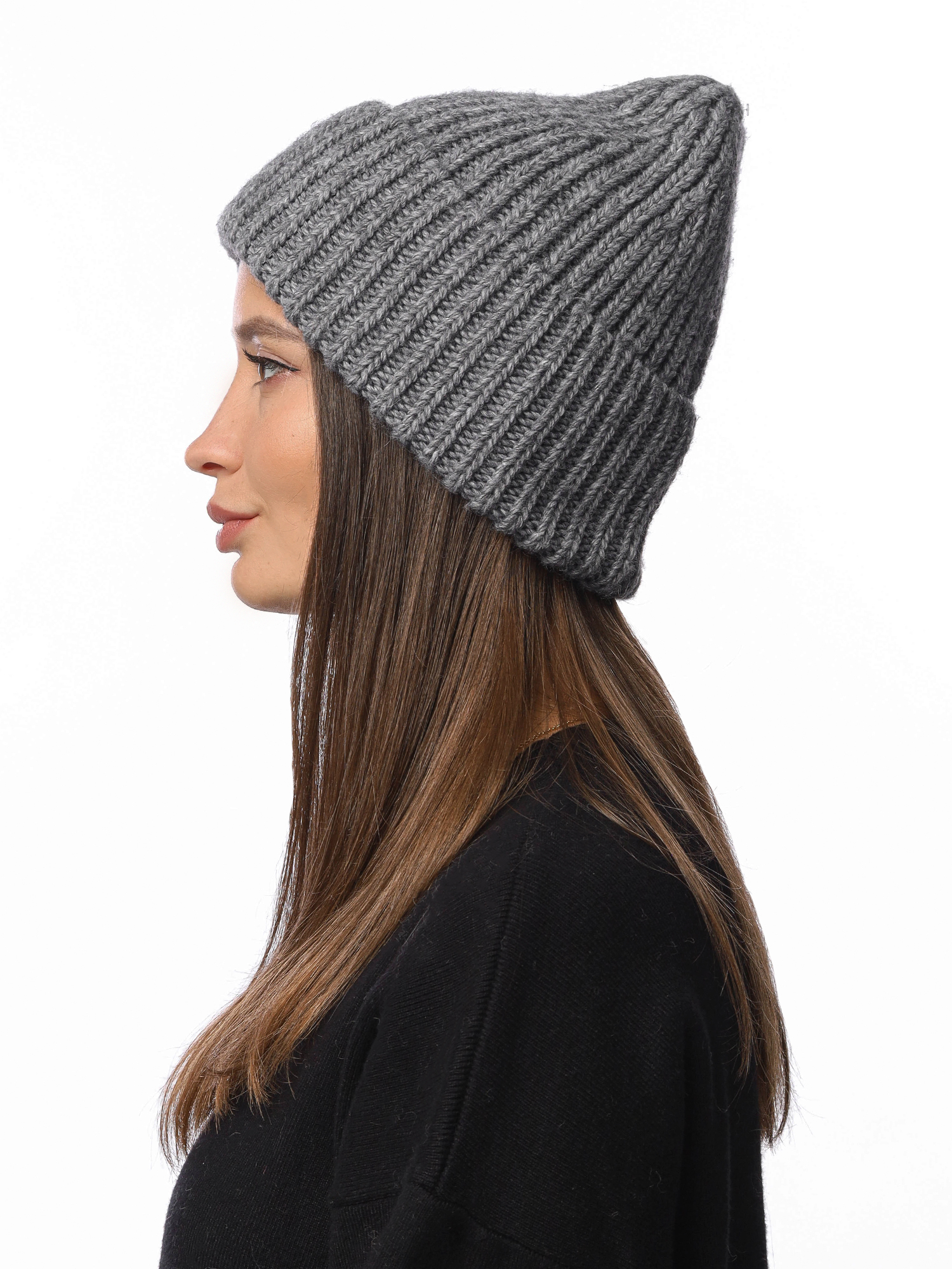 DFR87-3 FABRETTI Шапка женская 20% альпака, 30% шерсть, 50% акрил