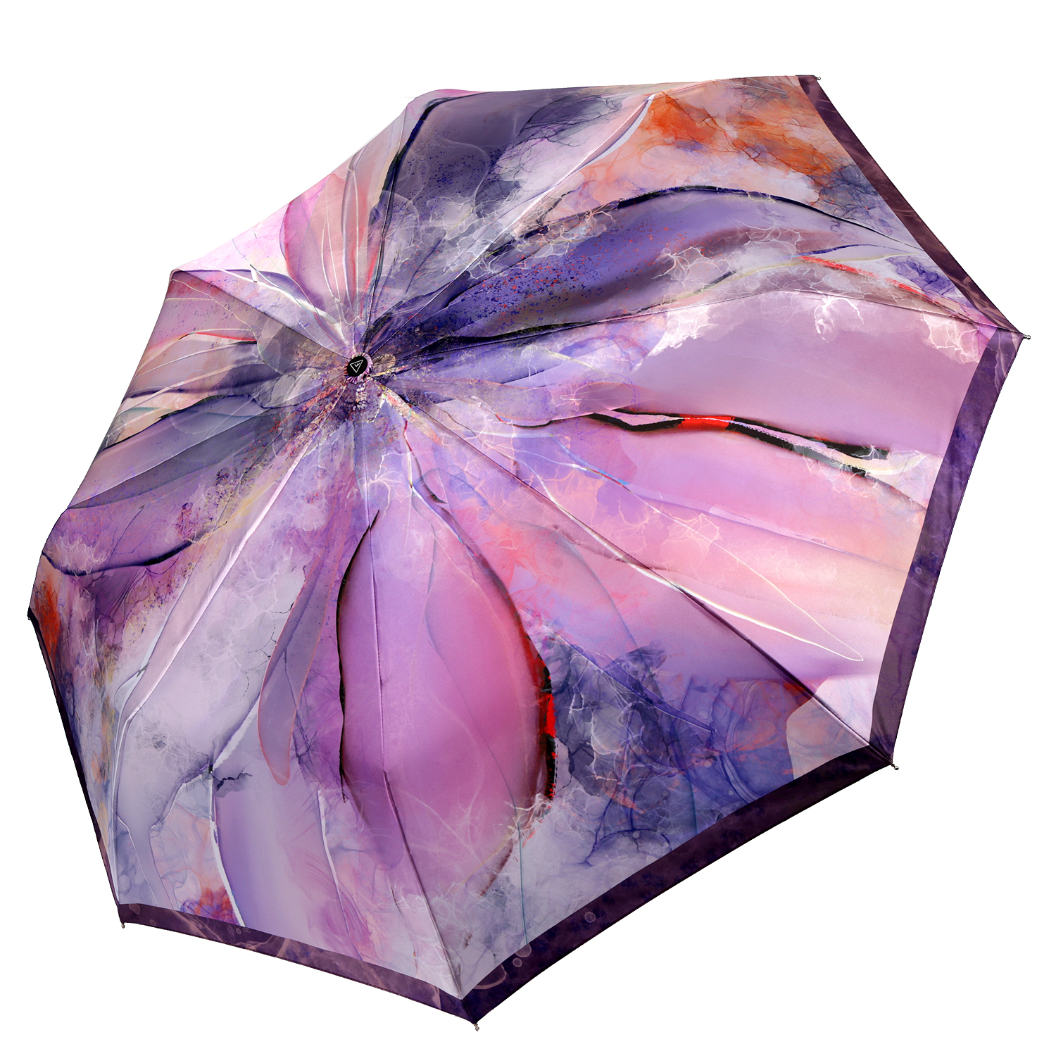 Складной зонт с цветами