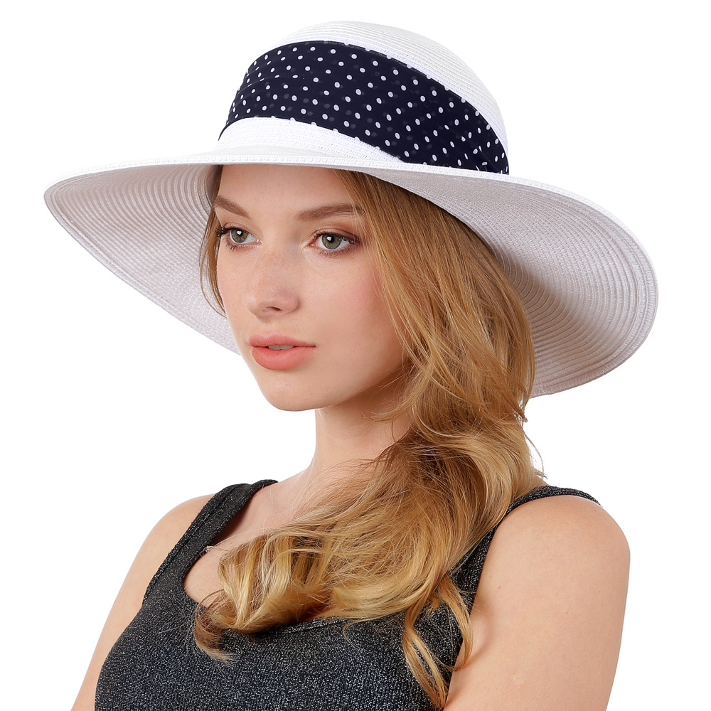 Шляпа FABRETTI G57-4/5 white/blue