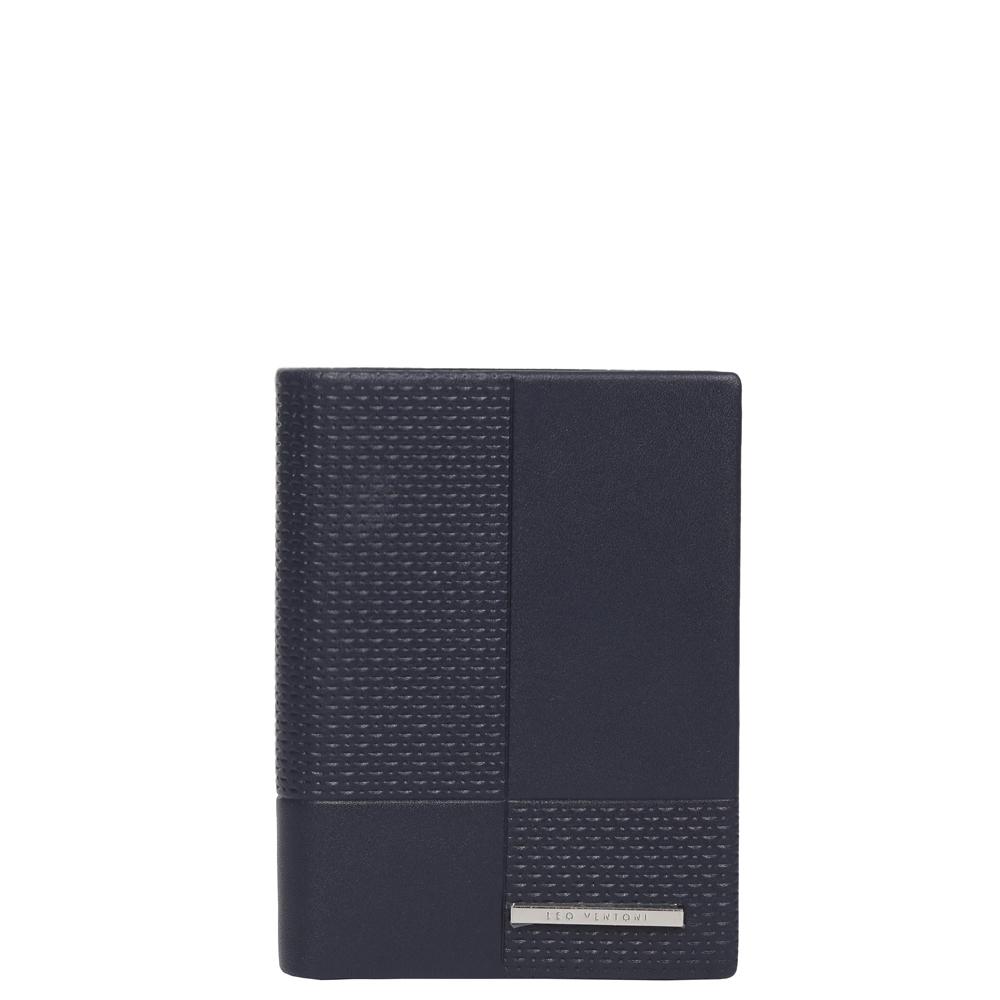L331027-D.Blue LEO VENTONI Кошелек муж. нат. кожа