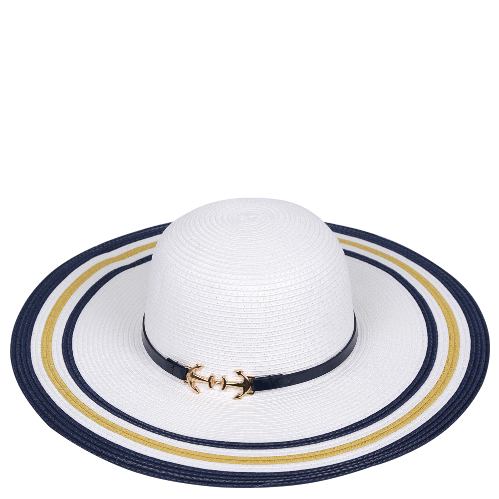 Шляпа FABRETTI GL33-4/14 white/l.blue