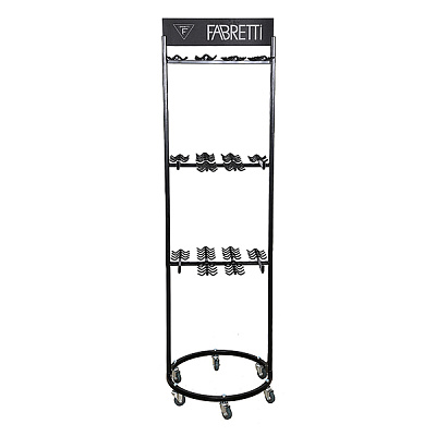 Стойка для зонтов черная металлическая Fabretti 