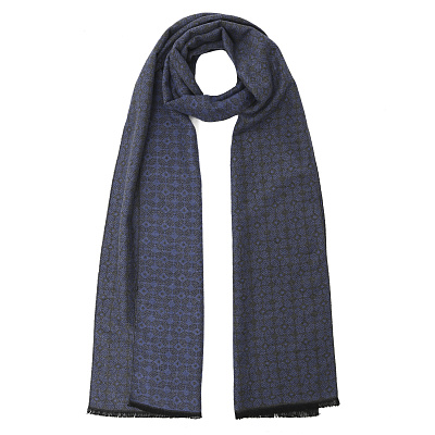 VGU10-9 Шарф муж. 100% вискоза 30x192 FABRETTI