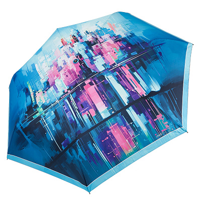 UFR0034-9 Зонт жен. Fabretti, автомат, 3 сложения, эпонж