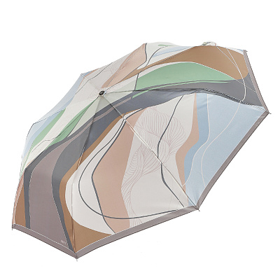 UFLS1-11 Зонт жен. Fabretti, облегченный автомат, 3 сложения, сатин