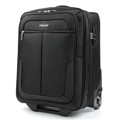 R1817-16-02 FABRETTI Чемодан  2-х колесный 100% полиэстер