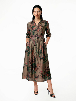 NLDS007-156P FABRETTI Платье женское 80% тенсел, 20% полиамид