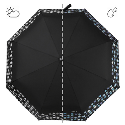 UFW0017-8 Зонт жен. Fabretti, автомат, 3 сложения, эпонж