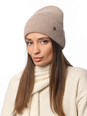 DLIF33-12 Fabretti Шапка женская 30% ангора, 20% шерсть, 35% вискоза, 15% полиэстер