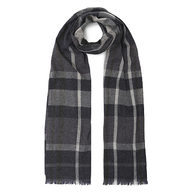 VGU4-8 Шарф муж. 60% шерсть, 30% хлопок, 10% нейлон 45x188 FABRETTI