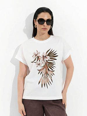 NLT009-13P FABRETTI Топ женский 98% хлопок, 2% эластан