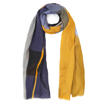 VFS1023-7 Шарф жен. 18% шерсть, 82% модал  70x180 FABRETTI