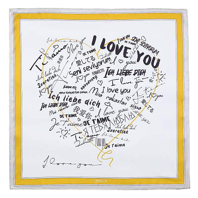 VFV5-7 Платок жен. 100% полиэстер 70x70 FABRETTI