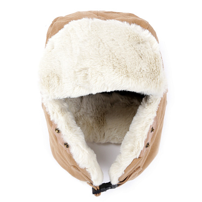 DIG2409-13 Ушанка муж. 100% полиэстер размер 57 FABRETTI