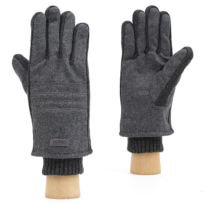 JDG19-3 FABRETTI Перчатки муж. 70% полиэстер/30% шерсть