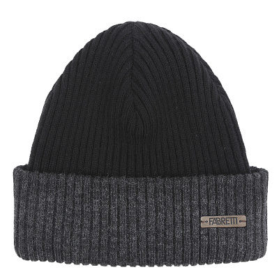 DFRG59-26 FABRETTI Шапка мужская 50% шерсть, 30% вискоза, 20% полиэстер