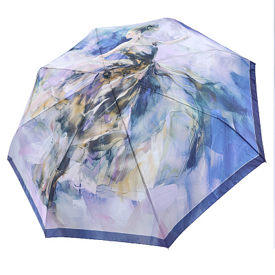 UFS0136-10 Зонт жен. Fabretti, автомат, 3 сложения, сатин