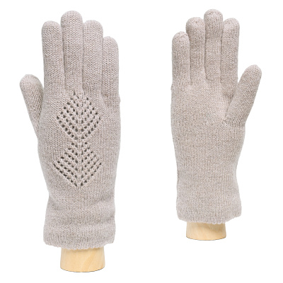 JFF30-3 FABRETTI Перчатки жен. 70% шерсть/20% ангора/10% нейлон