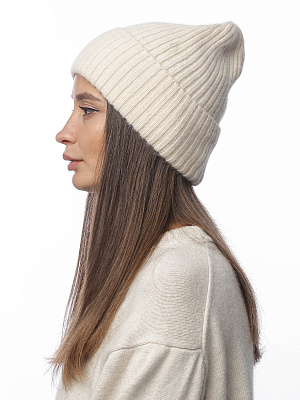 DW130-13 Fabretti Шапка женская 40% шерсть енота, 15% шерсть, 25% вискоза, 20% нейлон