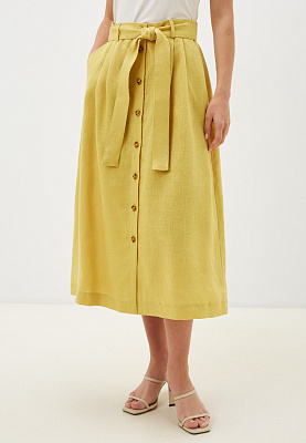 ZSK52-7 FABRETTI Юбка женская 100% лён