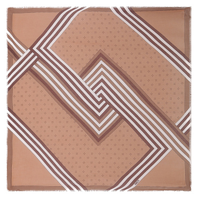 VFS1017-12 Платок жен. 18% шерсть, 82% модал  110x110 FABRETTI