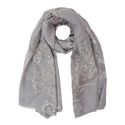 VFD3-3 Шарф жен. 20% вискоза, 80% полиэстер 67x180 FABRETTI