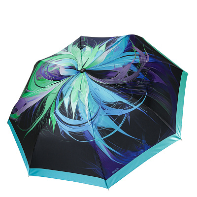 UFLS0080-11 Зонт жен. Fabretti, автомат, 3 сложения, сатин