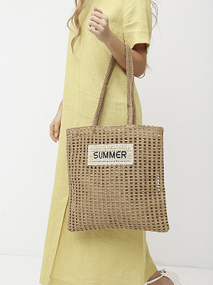 WFR3-13 FABRETTI Сумка пляжная жен. 100% целлюлоза  